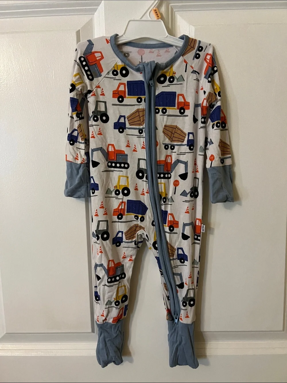 Little Sleepies Construction Zippy
